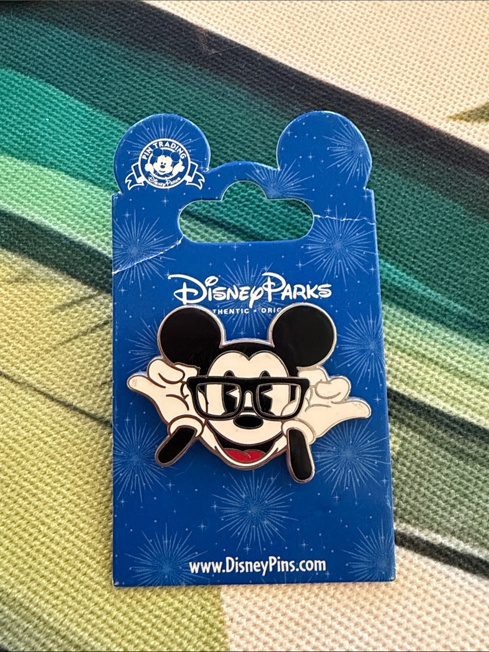Disney Parks Mickey Mouse Enamel Pin